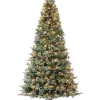 Discount ⌛ Puleo International Pre-Lit Frosted Berry Spruce PE/PVC Tree 😀 -Wonderly Shop Belk 2041