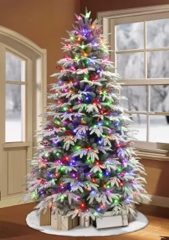 Top 10 ✨ Puleo International Pre-lit Flocked Halifax Fir Tree ✨ -Wonderly Shop Belk 2048