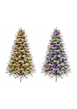 Top 10 ✨ Puleo International Pre-lit Flocked Halifax Fir Tree ✨ -Wonderly Shop Belk 2050