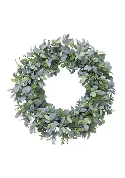 Top 10 🎁 Puleo International Artificial Flocked Lambs Ear Spring Door Wreath ⭐ -Wonderly Shop Belk 2067