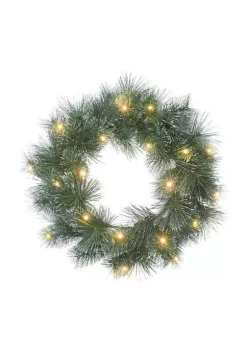 Brand new ✨ Puleo International 24 in Battery Operated Glittery Wreath 🎁 -Wonderly Shop Belk 2075