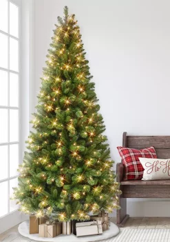 Coupon 🎉 Puleo International Pre-lit Virginia Pine Tree 🎁 -Wonderly Shop Belk 2096