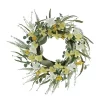 Brand new 🛒 Puleo International 24 Inch Artificial 🦮 Dogwood Floral Spring Wreath 🌟 -Wonderly Shop Belk 2098
