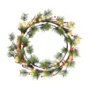 Best Pirce 👏 Puleo International 24 in Pre-Lit Wreath with Glitter Accents 🔔 -Wonderly Shop Belk 2107