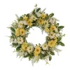 Wholesale 🛒 Puleo International 30 Inch Artificial Chrysanthemum and Daisy Floral Spring Wreath ✨ -Wonderly Shop Belk 2125