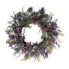 Brand new 😀 Puleo International 24 Inch Artificial Lavender Floral Spring Wreath 👍 -Wonderly Shop Belk 2129