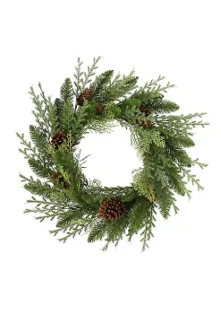 Best deal β Puleo International Artificial Cypress Floral Spring Door Wreath π