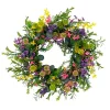 Discount 💯 Puleo International Artificial Eucalyptus Floral Spring Door Wreath with Berries 💯 -Wonderly Shop Belk 2170
