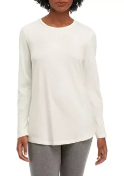 Best deal ❤️ Wonderly 👩 Women's Long Sleeve Crew Neck Solid T-Shirt ⭐ -Wonderly Shop Belk 220