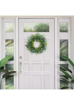 Flash Sale ✨ Puleo International Artificial Eucalyptus Floral Spring Door Wreath 🔥 -Wonderly Shop Belk 2201