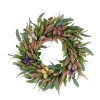 Best deal 🧨 Puleo International 24 Inch Artificial Salix Leaf With Butterfly Floral Spring Wreath 🔥