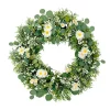 Discount 😍 Puleo International Artificial Daisy Floral Spring Door Wreath 🤩 -Wonderly Shop Belk 2212