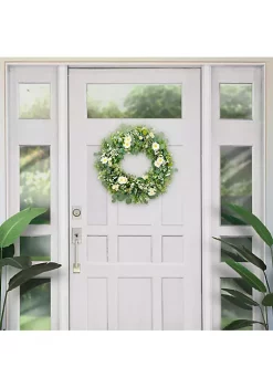 Discount 😍 Puleo International Artificial Daisy Floral Spring Door Wreath 🤩 -Wonderly Shop Belk 2213