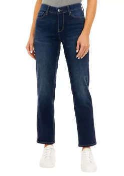 Deals 🛒 Wonderly Petite Mid Rise Straight 👖 Jeans 🎁 -Wonderly Shop Belk 224