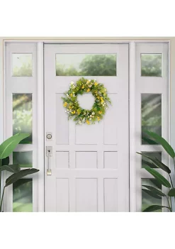Best reviews of ✨ Puleo International Artificial Daisy Floral Spring Door Wreath 🎁 -Wonderly Shop Belk 2245
