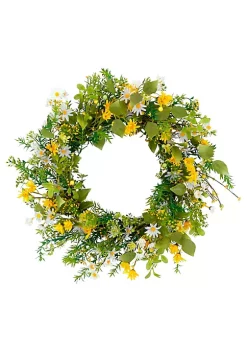 Best reviews of ✨ Puleo International Artificial Daisy Floral Spring Door Wreath 🎁 -Wonderly Shop Belk 2247