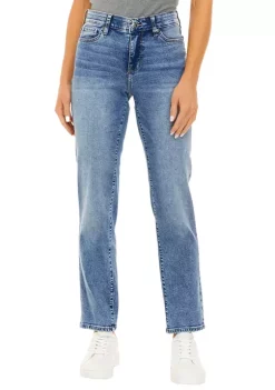 Deals 🛒 Wonderly Petite Mid Rise Straight 👖 Jeans 🎁 -Wonderly Shop Belk 226