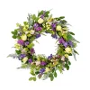 Hot Sale 🎁 Puleo International Artificial Lavender Floral Spring Door Wreath ❤️ -Wonderly Shop Belk 2260