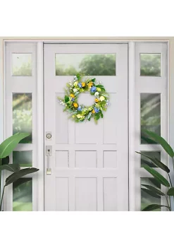 Wholesale ✔️ Puleo International Artificial Daisy Floral Spring Door Wreath 😉 -Wonderly Shop Belk 2273