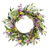 Outlet 😀 Puleo International Artificial Lavender Floral Spring Door Wreath 😀 -Wonderly Shop Belk 2284