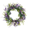 Discount 🎁 Puleo International Artificial Echinops Floral Spring Door Wreath ⭐ -Wonderly Shop Belk 2288