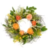 Best deal ⭐ Puleo International Artificial Peony Floral Spring Door Wreath 🛒 -Wonderly Shop Belk 2296