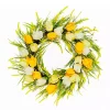 Deals 🔥 Puleo International Artificial Tulip Floral Spring Door Wreath 😉 -Wonderly Shop Belk 2308
