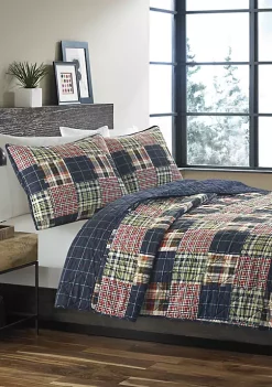 Hot Sale ⭐ Eddie Bauer Madrona Plaid Cotton Quilt Set ⭐ -Wonderly Shop Belk 2324