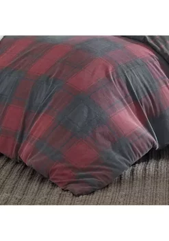 Cheap 🎉 Eddie Bauer Cattle River Plaid 100% Cotton - 2 Piece- Duvet Cover Set 💯 -Wonderly Shop Belk 2352