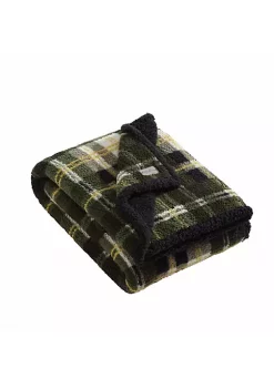 Wholesale 😍 Eddie Bauer Trailhead Plaid Ultra Soft Plush Fleece Reversible Throw Blanket ✔️ -Wonderly Shop Belk 2368