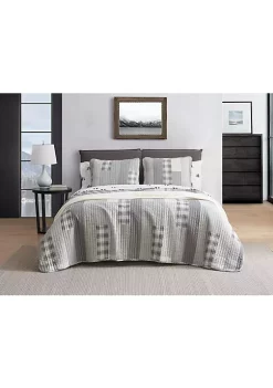 Hot Sale ✔️ Eddie Bauer Fairview Patchwork 100% Cotton 3 Piece Reversible Quilt Set 💯 12 Hot Sale ✔️ Eddie Bauer Fairview Patchwork 100% Cotton 3 Piece Reversible Quilt Set 💯 -Wonderly Shop Belk 2374
