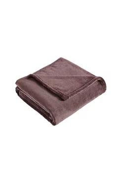 Cheapest ❤️ Eddie Bauer Ultra Lux Plush Solid Plush Reversible Throw Blanket 🧨
