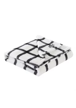 Cheapest ๐ Eddie Bauer Bunkhouse Plaid Fur Like Reversible Throw Blanket ๐ฏ