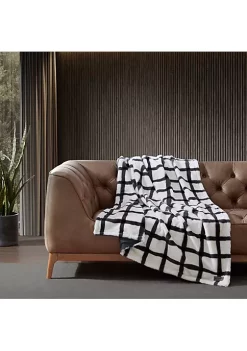 Cheapest 🎁 Eddie Bauer Bunkhouse Plaid Fur Like Reversible Throw Blanket 💯 -Wonderly Shop Belk 2421