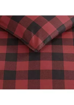 New 🤩 Eddie Bauer Cabin Plaid 100% Cotton 2 Piece Comforter Bedding Set 🥰