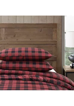 New 🤩 Eddie Bauer Cabin Plaid 100% Cotton 2 Piece Comforter Bedding Set 🥰 -Wonderly Shop Belk 2442