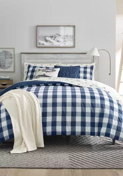 Coupon 👏 Eddie Bauer Lakehouse Plaid Cotton Comforter Sham Set ⌛