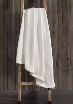 Best deal 🌟 Eddie Bauer Textured Twill Hypoallergenic Solid Blanket 😉 -Wonderly Shop Belk 2456