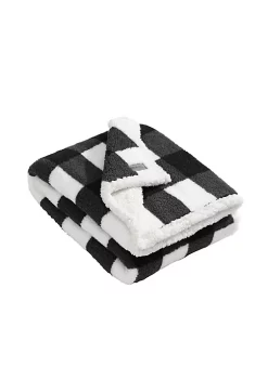 Best Sale 🎉 Eddie Bauer Cabin Plaid Sherpa Reversible Throw Blanket 🌟 -Wonderly Shop Belk 2496