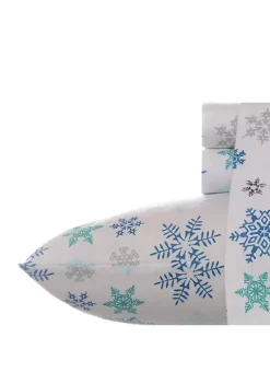Coupon ๐ Eddie Bauer Tossed Snowflake Flannel Sheet Set ๐ฅ
