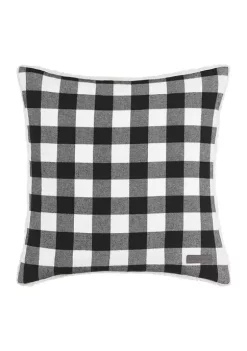 New 🧨 Eddie Bauer Cabin Plaid Cotton Flannel Decorative Pillow ✔️