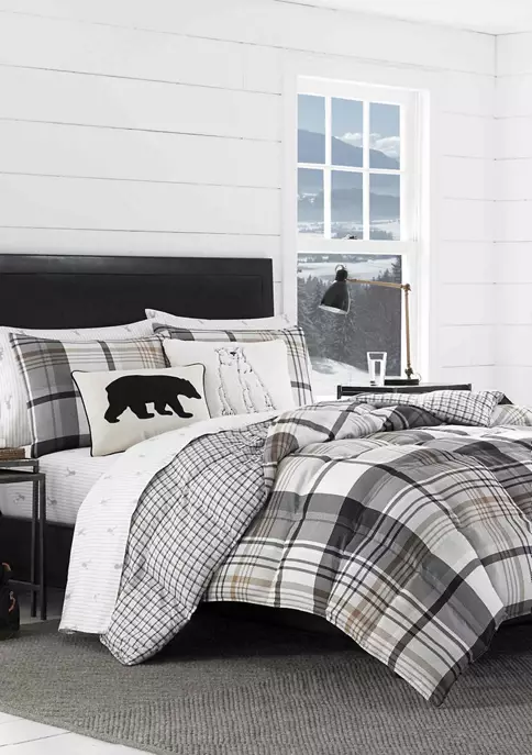 Brand new 😀 Eddie Bauer Normandy Plaid Comforter Sham Set 😀 5 Brand new 😀 Eddie Bauer Normandy Plaid Comforter Sham Set 😀 - Image 3