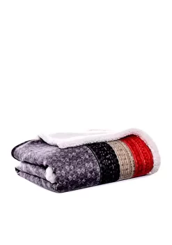 Deals 😍 Eddie Bauer Fair Isle Khaki Throw ✔️ -Wonderly Shop Belk 2550