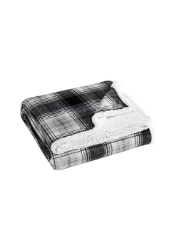 Cheapest โ Eddie Bauer Vail Plaid Ultra Soft Plush Fleece Blanket ๐