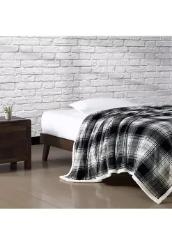 Cheapest ⌛ Eddie Bauer Vail Plaid Ultra Soft Plush Fleece Blanket 👍 -Wonderly Shop Belk 2567