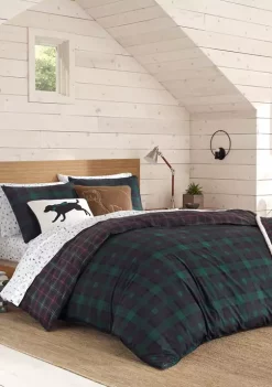 Best Pirce ๐ Eddie Bauer Woodland Tartan Cotton Comforter Sham Set โ