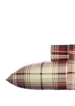 Outlet 👏 Eddie Bauer Montlake Plaid Flannel Sheet Set 😉 -Wonderly Shop Belk 2613
