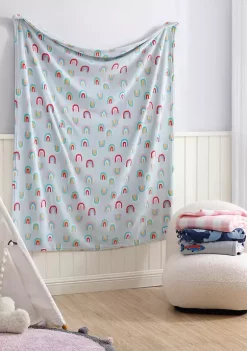 Wholesale ✨ Eddie Bauer Kids Sunnyvale Rainbow Fleece Throw Blanket 🧨 -Wonderly Shop Belk 2631