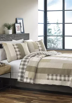 Discount ⌛ Eddie Bauer Fairview Cotton Quilt Set ❤️ -Wonderly Shop Belk 2635