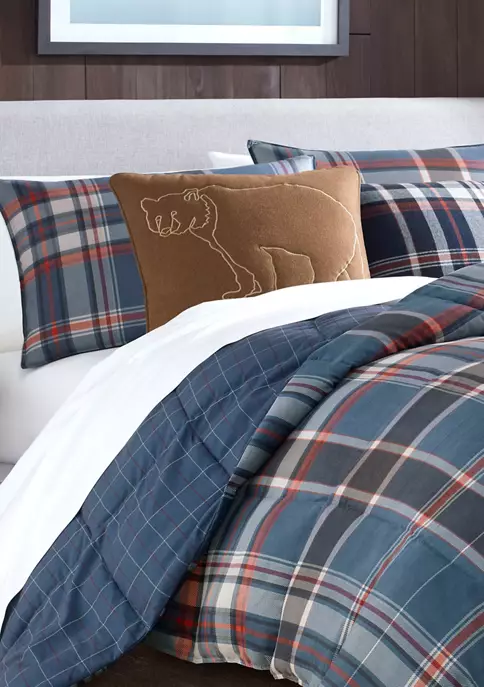Brand new 🤩 Eddie Bauer Shasta Lake Micro Suede Comforter Sham Set 👏 4 Brand new 🤩 Eddie Bauer Shasta Lake Micro Suede Comforter Sham Set 👏 - Image 2